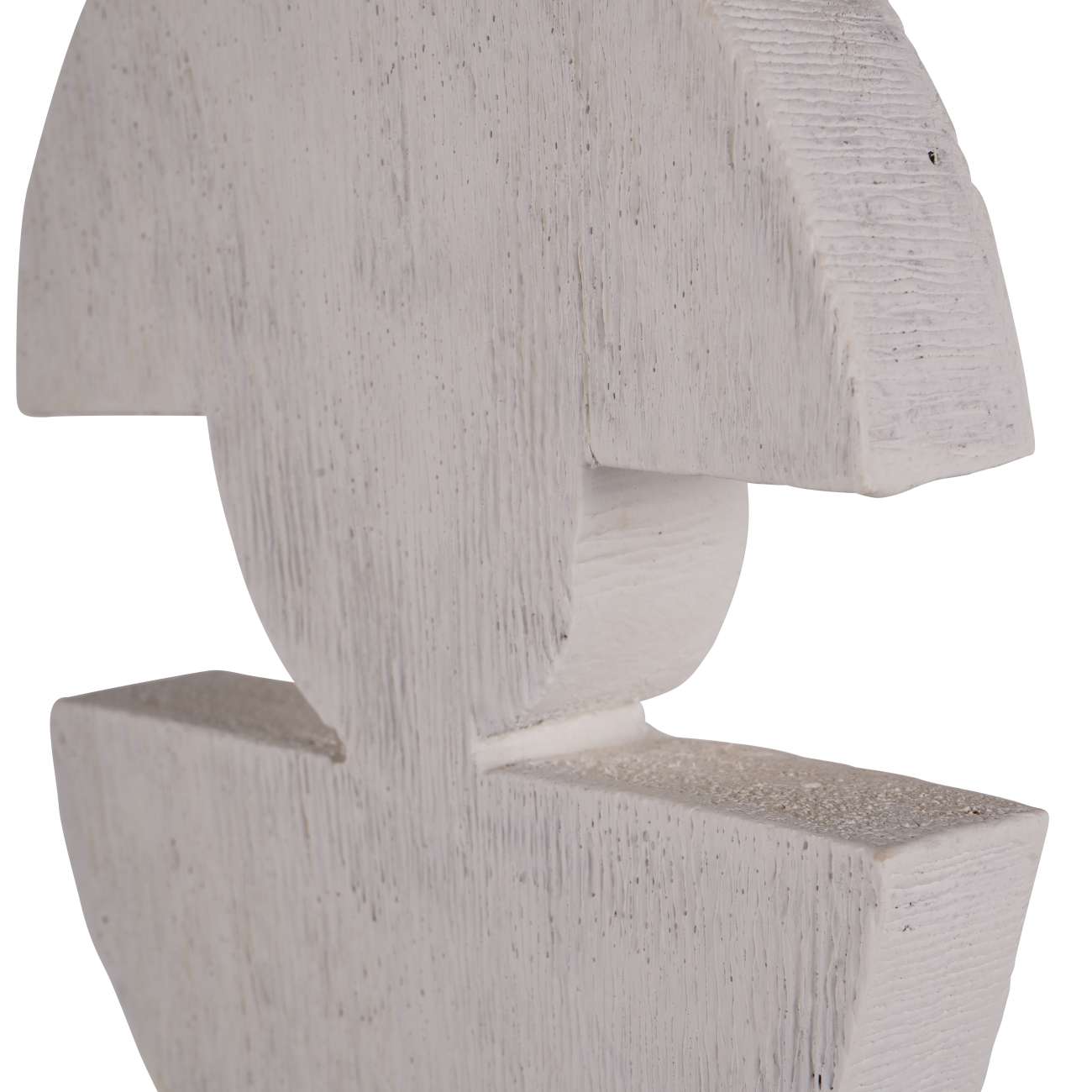 Totem White Mango Wood Sculpture Large